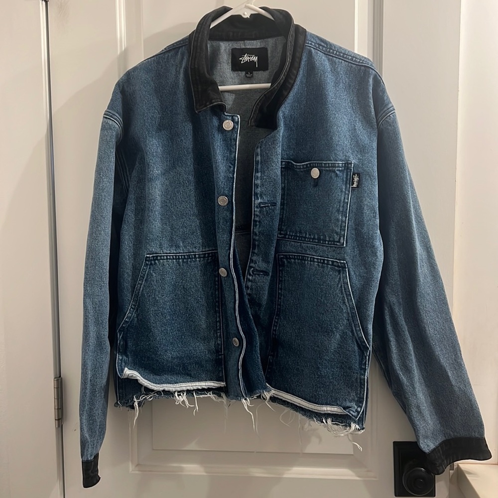 STUSSY denim chore jacket